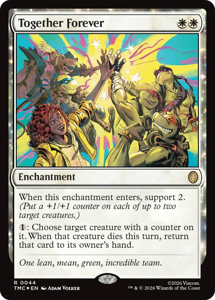 Image for Together Forever (Surge Foil) (44) (Teenage Mutant Ninja Turtles) - Magic: The Gathering