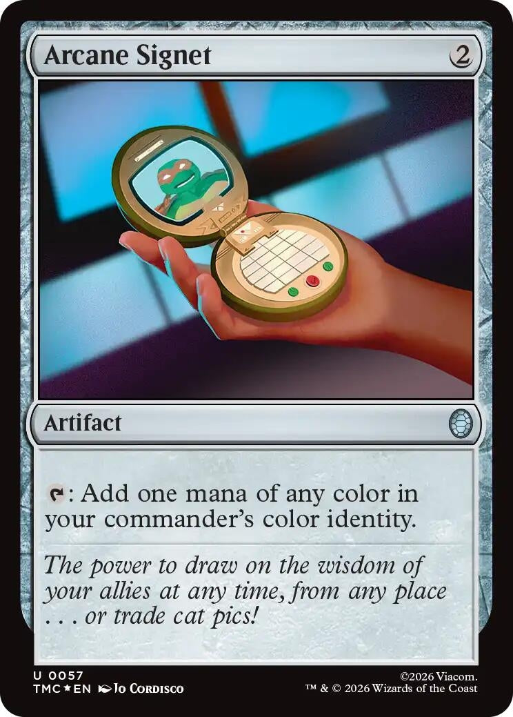Image for Arcane Signet (Surge Foil) (57) (Teenage Mutant Ninja Turtles) - Magic: The Gathering
