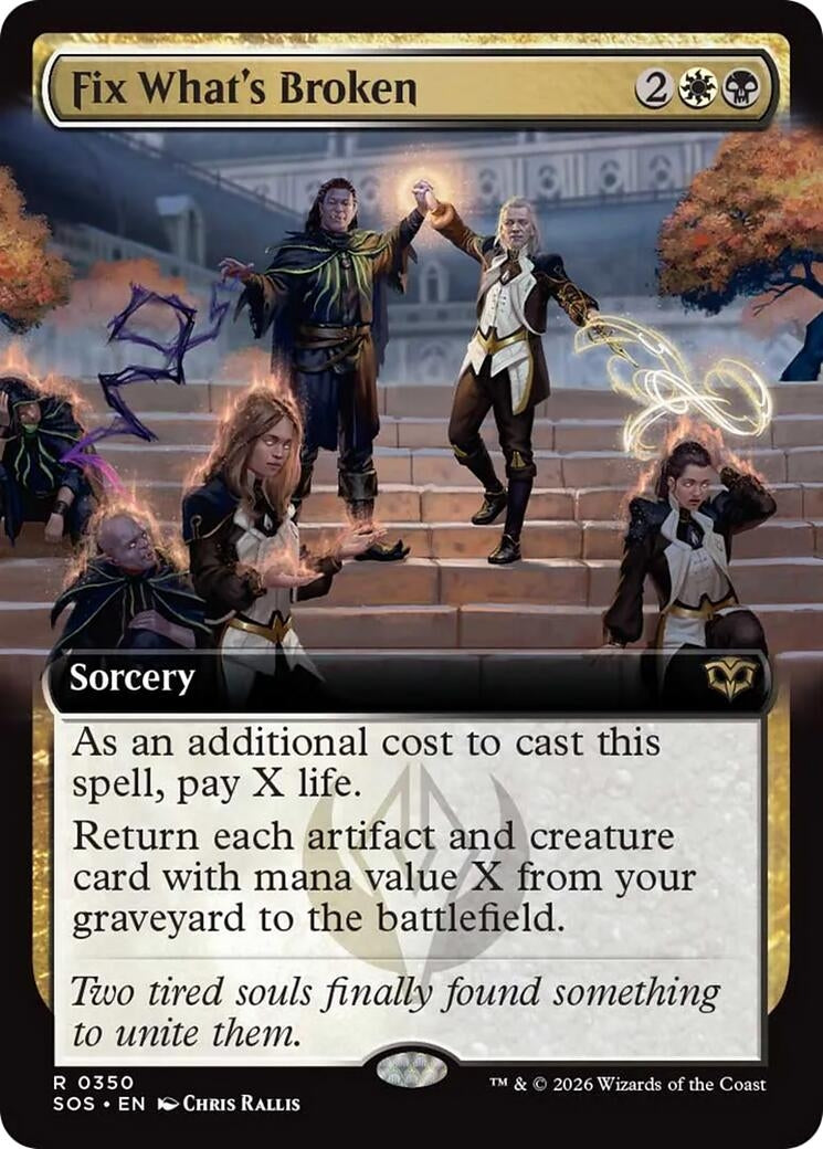 Image for Fix What's Broken (Extended Art) (350) (Secrets of Strixhaven) - Magic: The Gathering