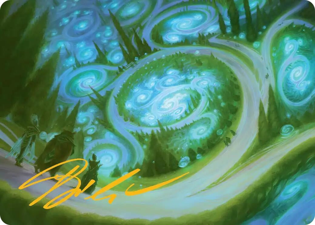 Image for Mathemagics Art Card (Gold-Stamped Signature) (8) (Secrets of Strixhaven) - Magic: The Gathering