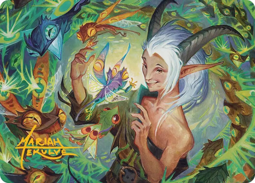 Image for Lumaret's Favor Art Card (Gold-Stamped Signature) (16) (Secrets of Strixhaven) - Magic: The Gathering