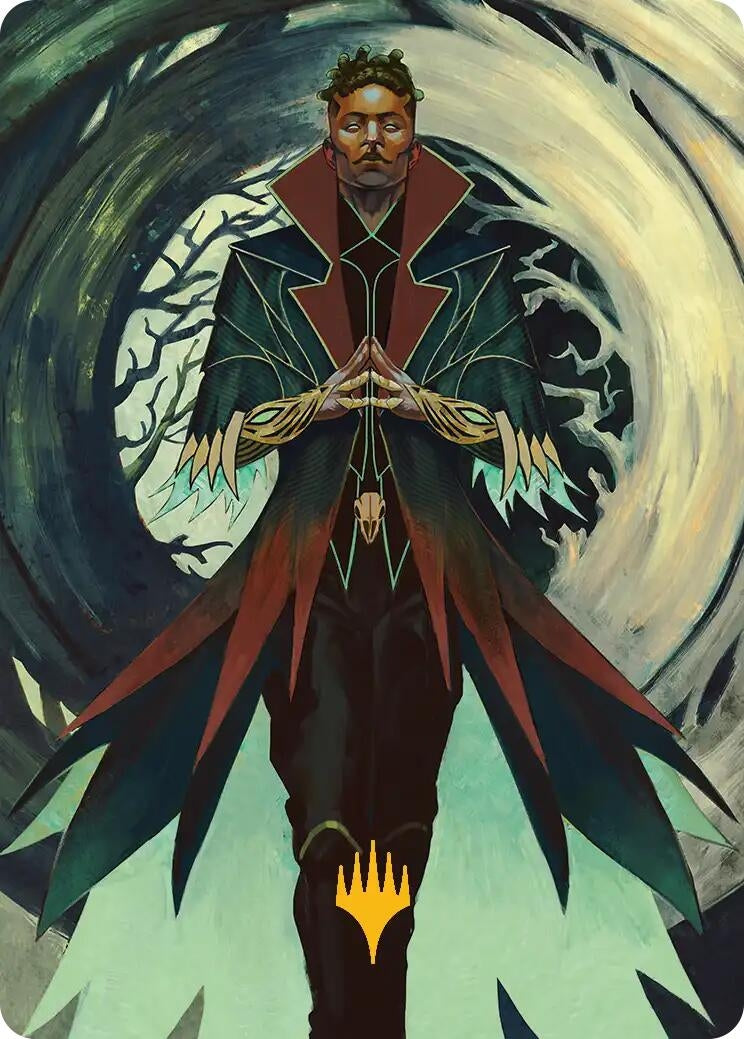 Image for Professor Dellian Fel Art Card (Gold-Stamped Planeswalker Symbol) (28) (Secrets of Strixhaven) - Magic: The Gathering