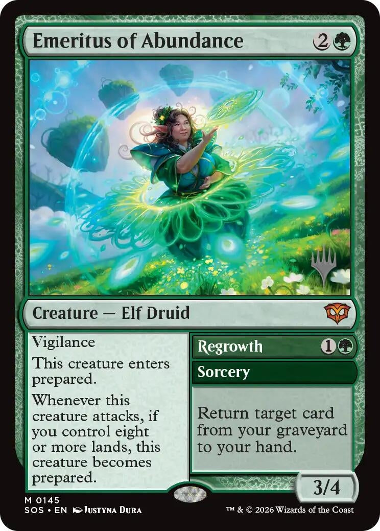 Image for Emeritus of Abundance (145) (Secrets of Strixhaven) - Magic: The Gathering