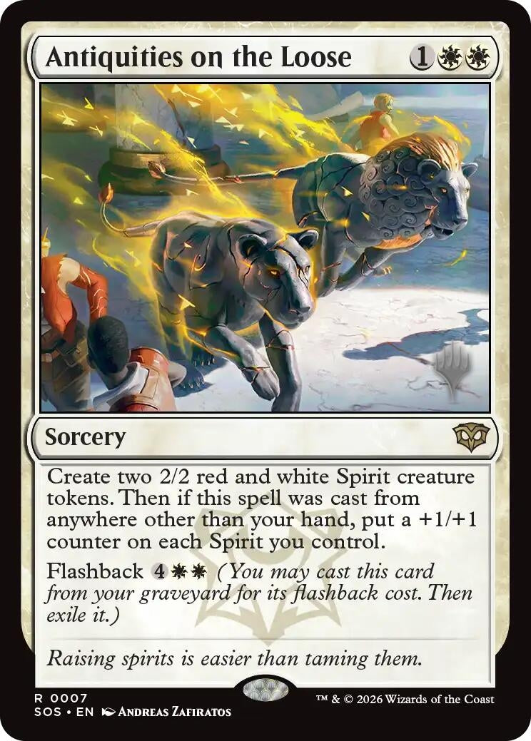 Image for Antiquities on the Loose (7) (Secrets of Strixhaven) - Magic: The Gathering