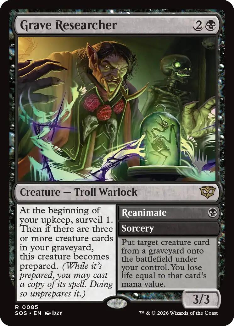 Image for Grave Researcher (85) (Secrets of Strixhaven) - Magic: The Gathering