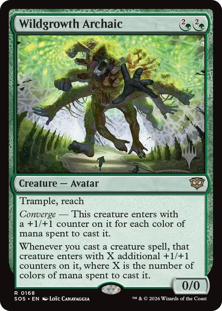 Image for Wildgrowth Archaic (168) (Secrets of Strixhaven) - Magic: The Gathering