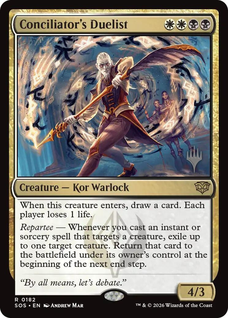 Image for Conciliator's Duelist (182) (Secrets of Strixhaven) - Magic: The Gathering