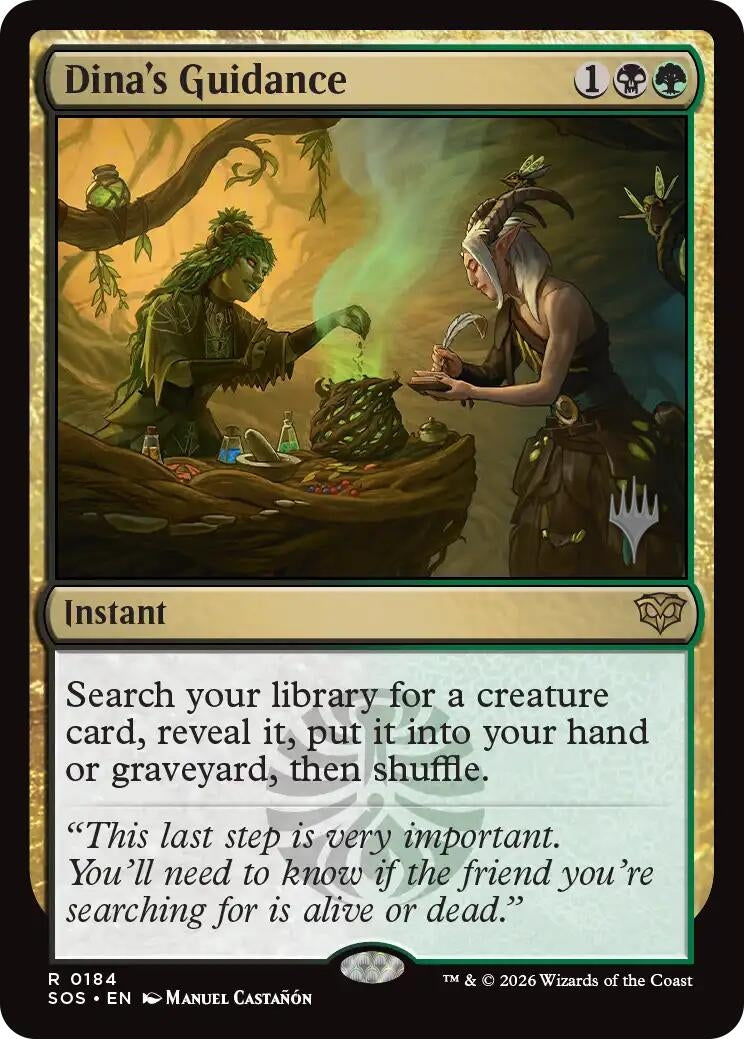 Image for Dina's Guidance (184) (Secrets of Strixhaven) - Magic: The Gathering