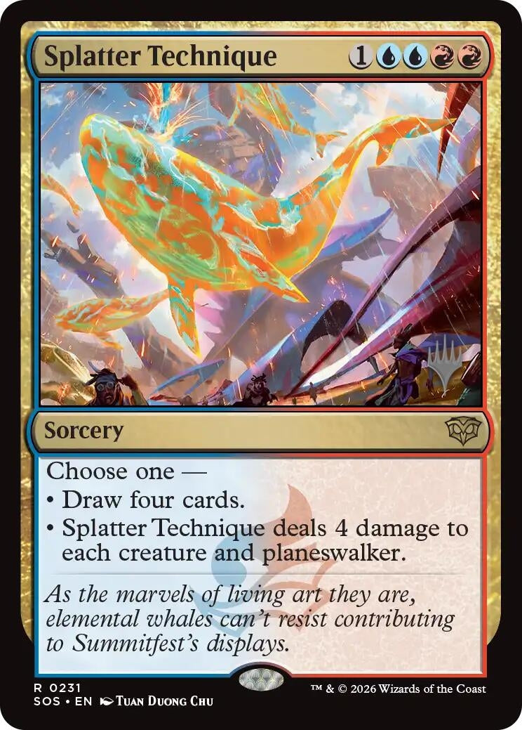 Image for Splatter Technique (231) (Secrets of Strixhaven) - Magic: The Gathering