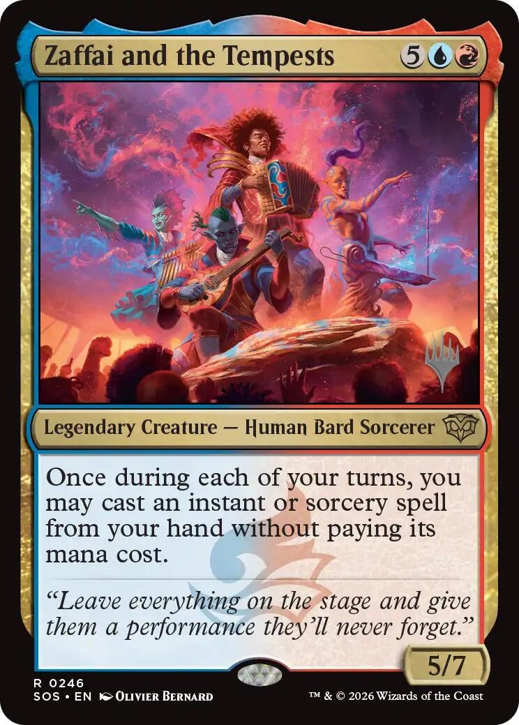 Image for Zaffai and the Tempests (246) (Secrets of Strixhaven) - Magic: The Gathering