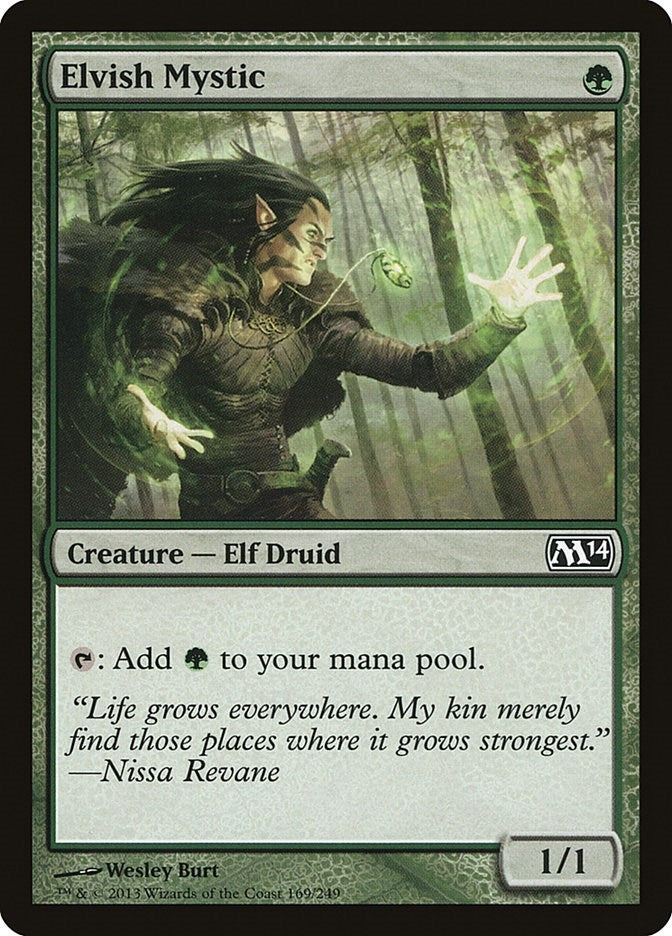 Image for Elvish Mystic (169) (Magic 2014 (M14)) - Magic: The Gathering