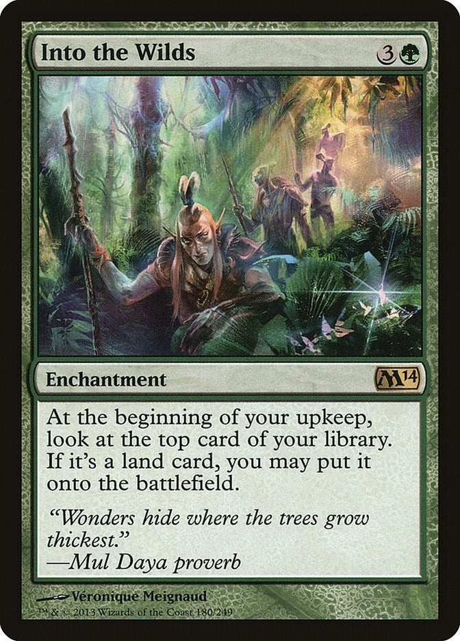 Image for Into the Wilds (180) (Magic 2014 (M14)) - Magic: The Gathering