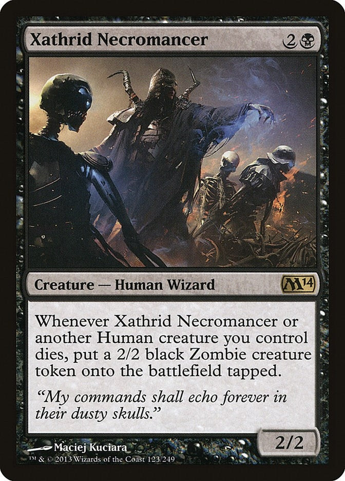 Image for Xathrid Necromancer (123) (Magic 2014 (M14)) - Magic: The Gathering