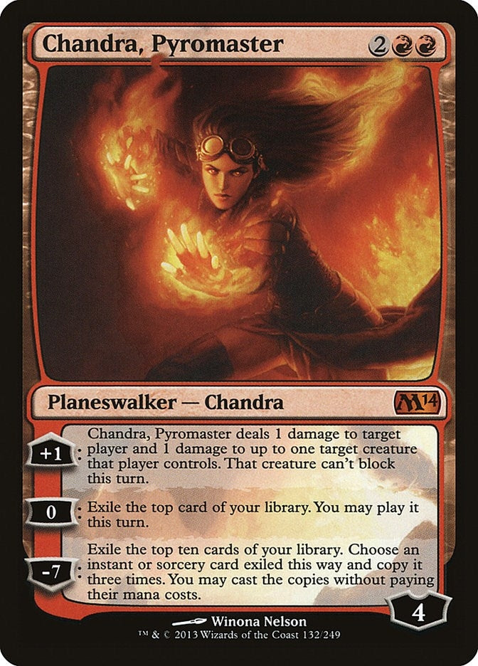 Image for Chandra, Pyromaster (132) (Magic 2014 (M14)) - Magic: The Gathering