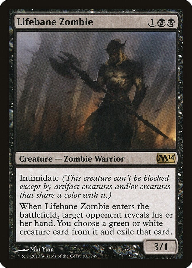 Image for Lifebane Zombie (101) (Magic 2014 (M14)) - Magic: The Gathering
