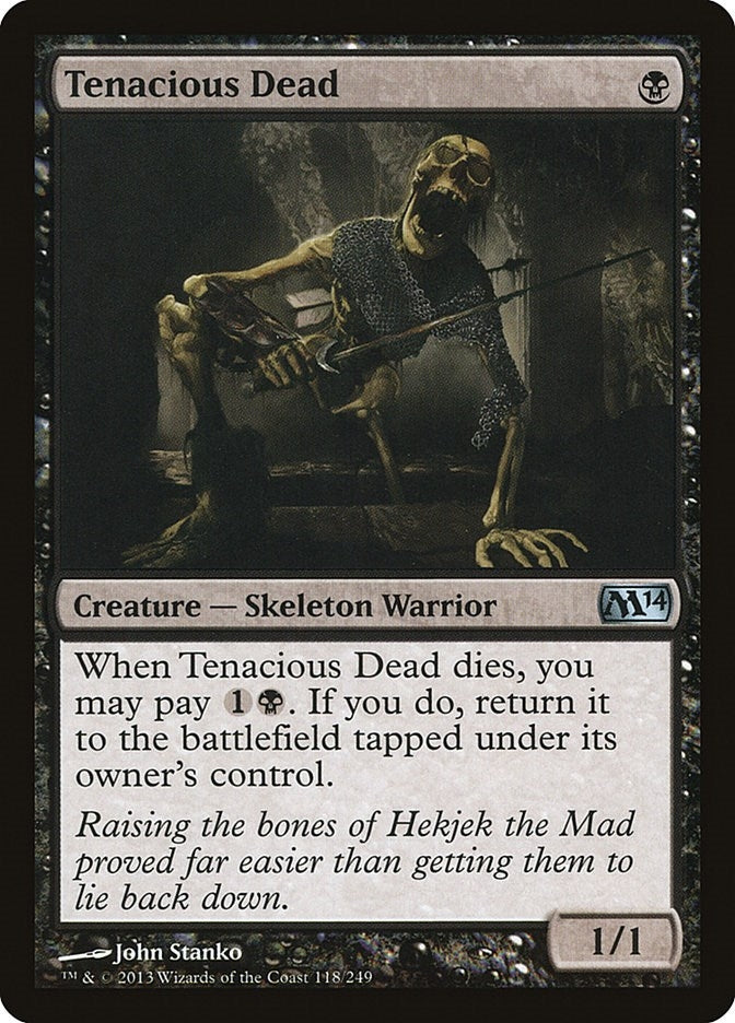Image for Tenacious Dead (118) (Magic 2014 (M14)) - Magic: The Gathering