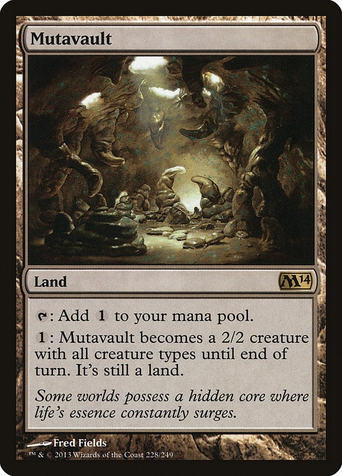 Image for Mutavault (228) (Magic 2014 (M14)) - Magic: The Gathering