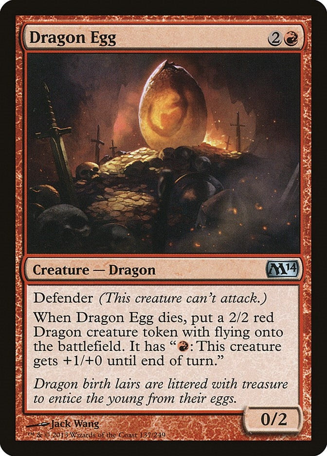 Image for Dragon Egg (137) (Magic 2014 (M14)) - Magic: The Gathering