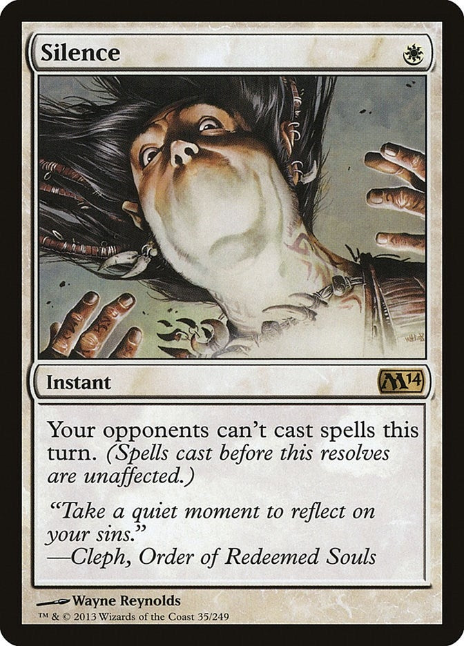 Image for Silence (35) (Magic 2014 (M14)) - Magic: The Gathering
