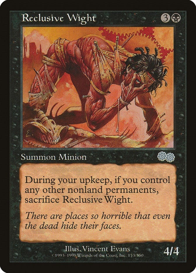 Image for Reclusive Wight (153) (Urza's Saga) - Magic: The Gathering