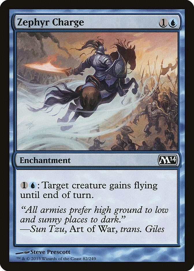 Image for Zephyr Charge (82) (Magic 2014 (M14)) - Magic: The Gathering