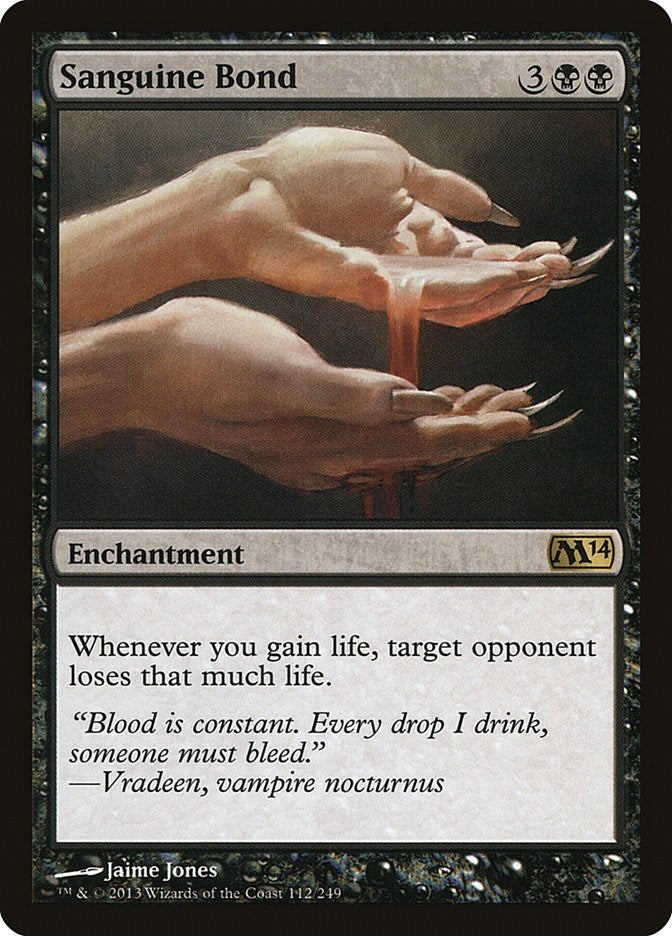 Image for Sanguine Bond (112) (Magic 2014 (M14)) - Magic: The Gathering