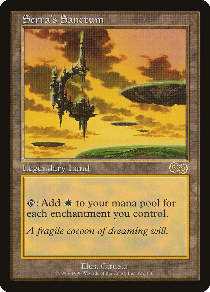 Image for Serra's Sanctum (325) (Urza's Saga) - Magic: The Gathering