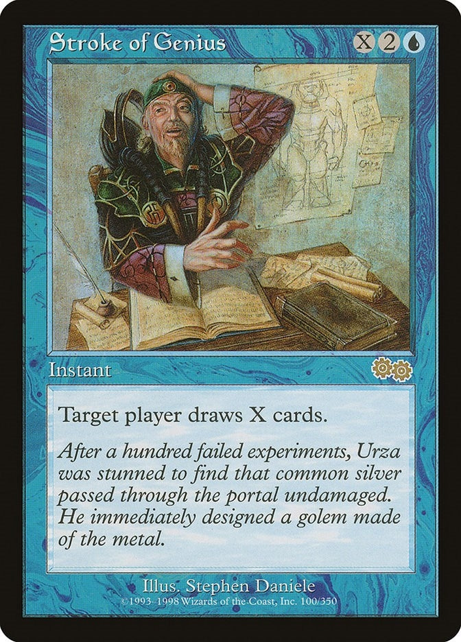 Image for Stroke of Genius (100) (Urza's Saga) - Magic: The Gathering