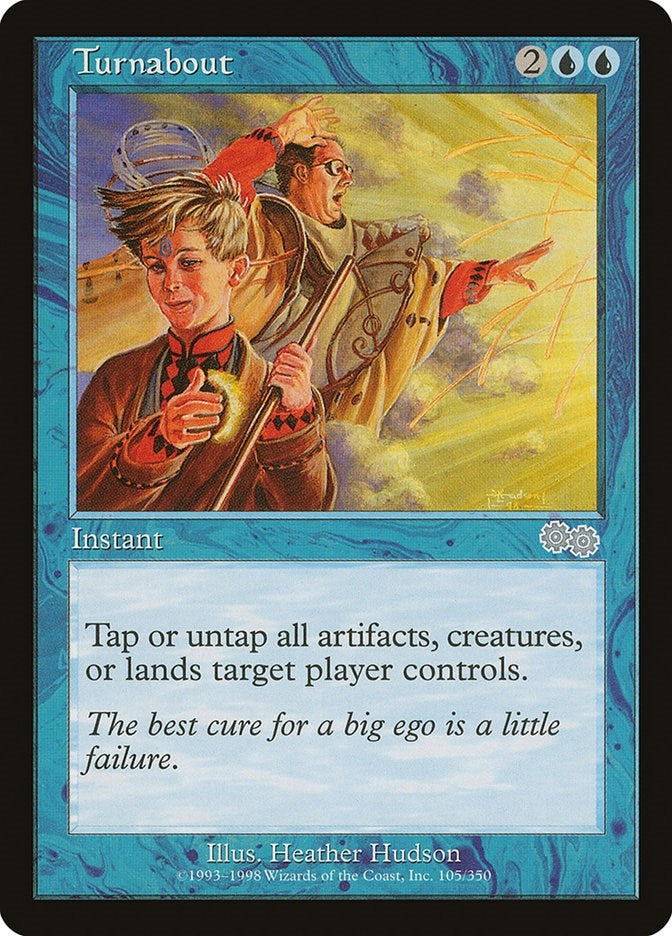 Image for Turnabout (105) (Urza's Saga) - Magic: The Gathering