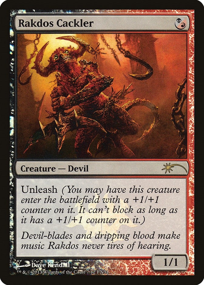 Image for Rakdos Cackler (7) (FNM Promos) - Magic: The Gathering