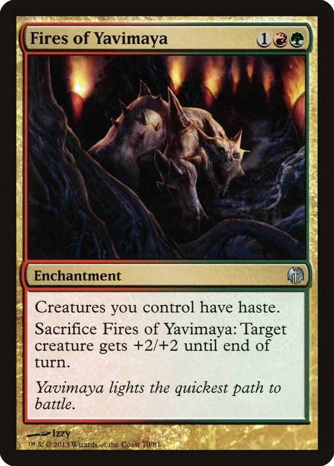 Image for Fires of Yavimaya (70) (Duel Decks: Heroes vs. Monsters) - Magic: The Gathering