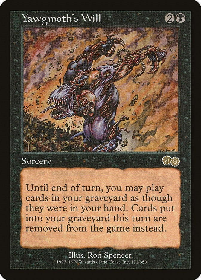 Image for Yawgmoth's Will (171) (Urza's Saga) - Magic: The Gathering
