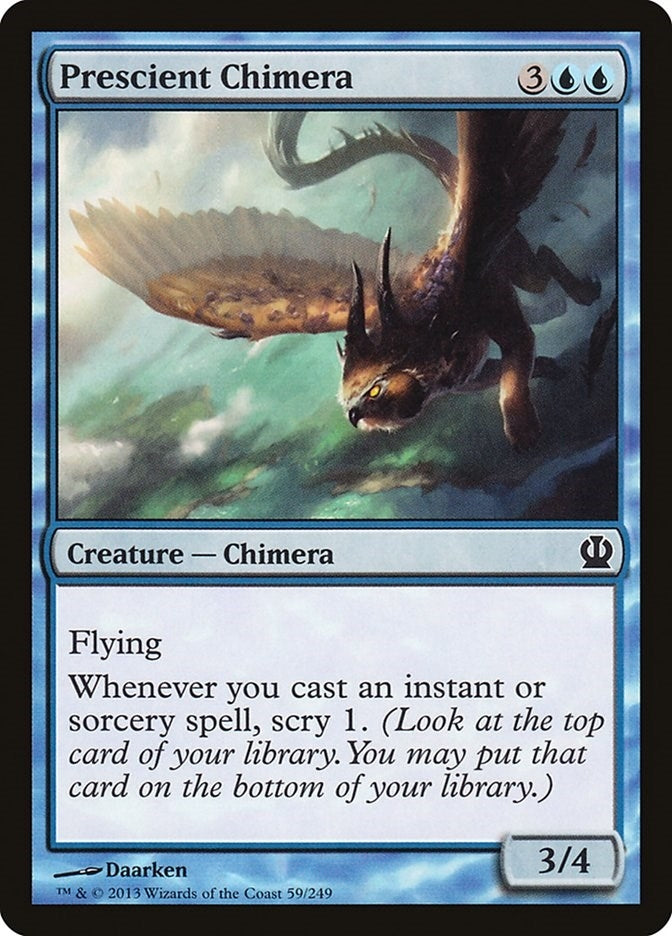 Image for Prescient Chimera (59) (Theros) - Magic: The Gathering