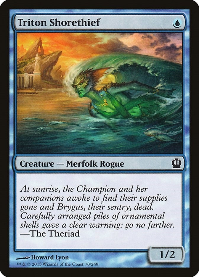 Image for Triton Shorethief (70) (Theros) - Magic: The Gathering