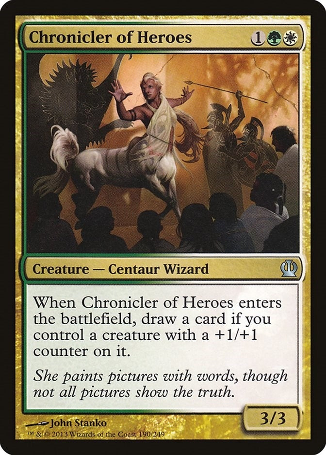 Image for Chronicler of Heroes (190) (Theros) - Magic: The Gathering