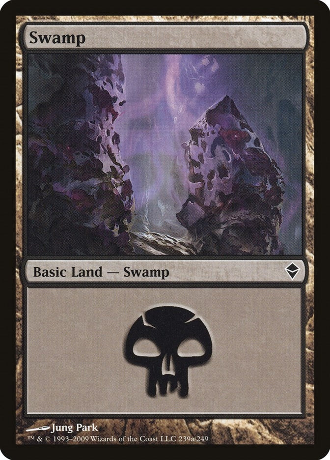Image for Swamp (239a) (239a) (Zendikar) - Magic: The Gathering