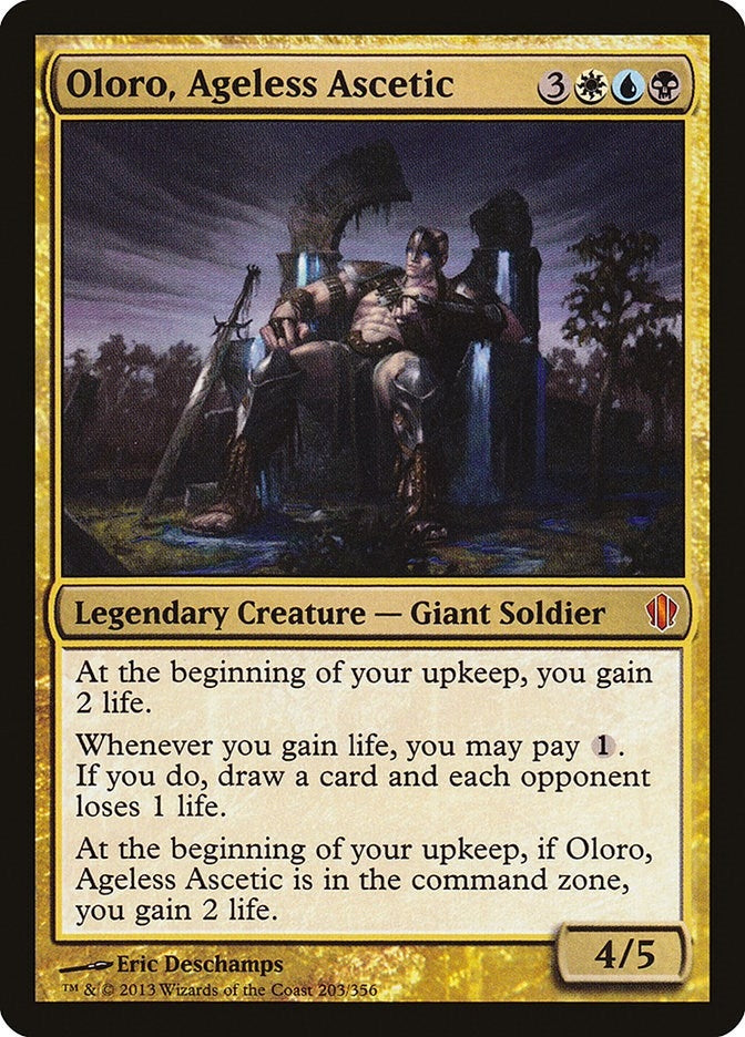 Image for Oloro, Ageless Ascetic (203) (Commander 2013) - Magic: The Gathering
