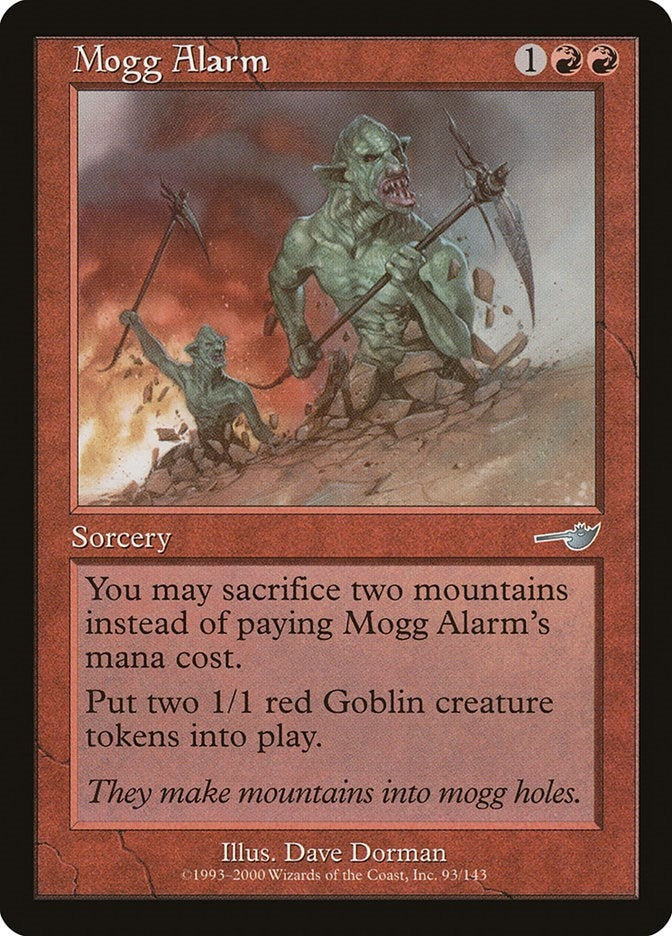 Image for Mogg Alarm (93) (Nemesis) - Magic: The Gathering