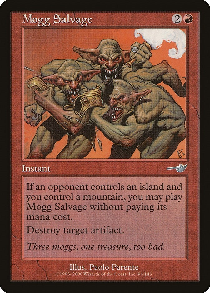 Image for Mogg Salvage (94) (Nemesis) - Magic: The Gathering