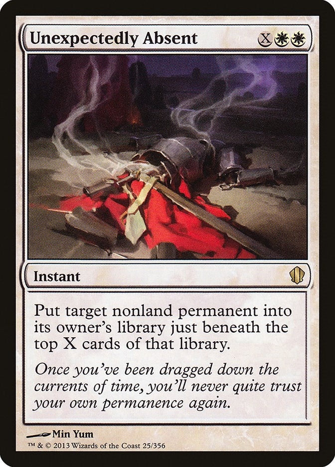 Image for Unexpectedly Absent (25) (Commander 2013) - Magic: The Gathering