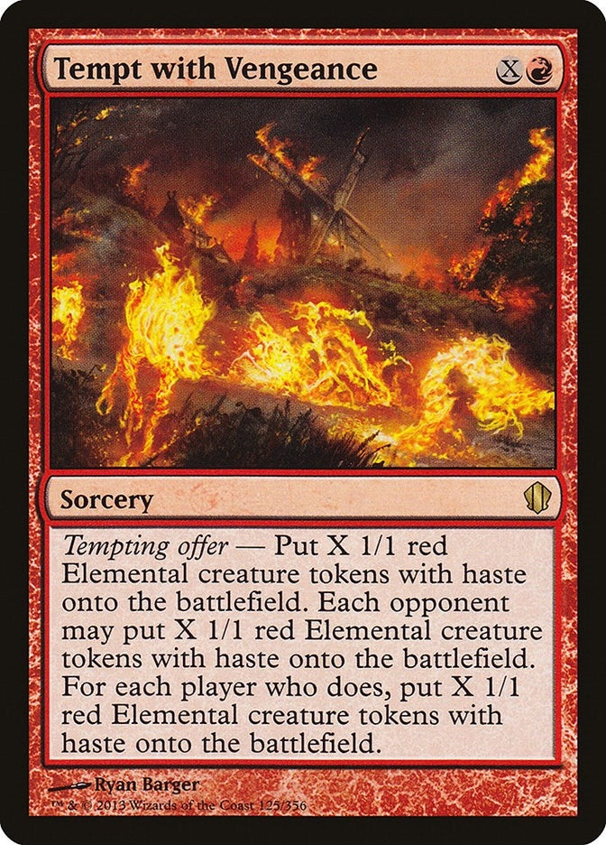 Image for Tempt with Vengeance (125) (Commander 2013) - Magic: The Gathering