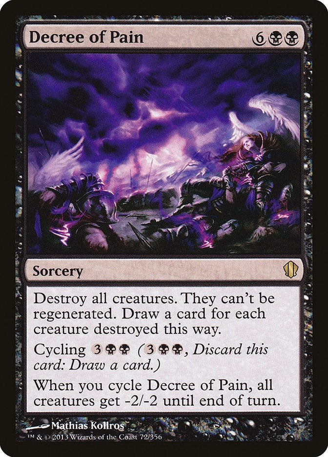 Image for Decree of Pain (72) (Commander 2013) - Magic: The Gathering