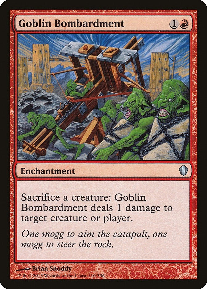 Image for Goblin Bombardment (110) (Commander 2013) - Magic: The Gathering