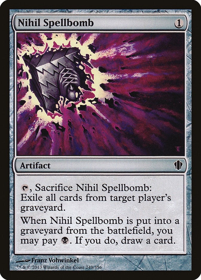 Image for Nihil Spellbomb (249) (Commander 2013) - Magic: The Gathering