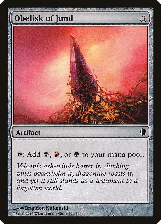 Image for Obelisk of Jund (252) (Commander 2013) - Magic: The Gathering