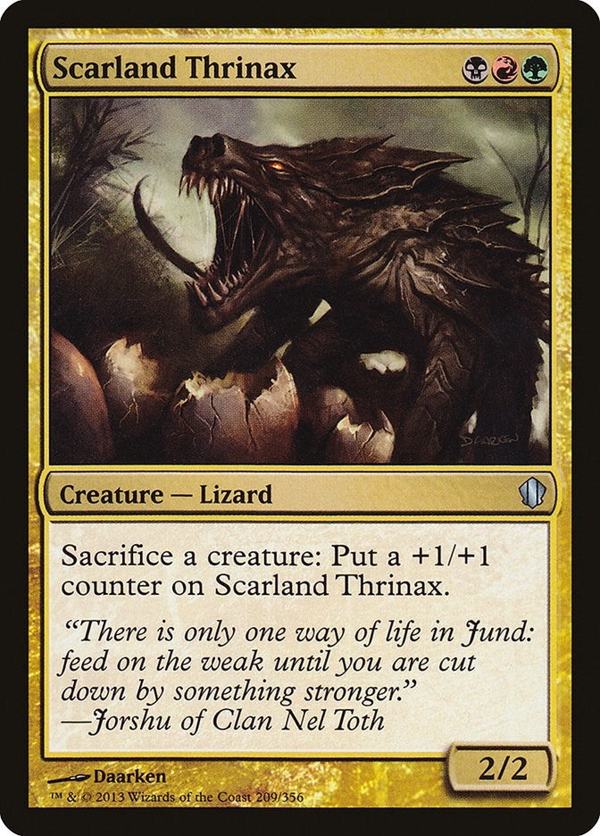 Image for Scarland Thrinax (209) (Commander 2013) - Magic: The Gathering