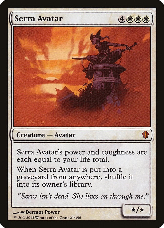Image for Serra Avatar (21) (Commander 2013) - Magic: The Gathering