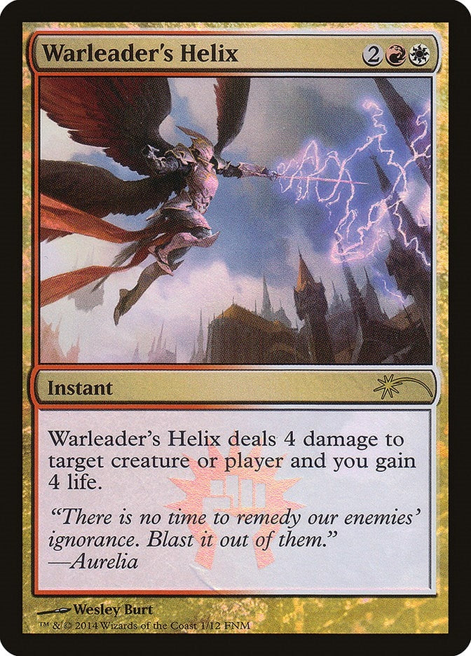 Image for Warleader's Helix (1) (FNM Promos) - Magic: The Gathering