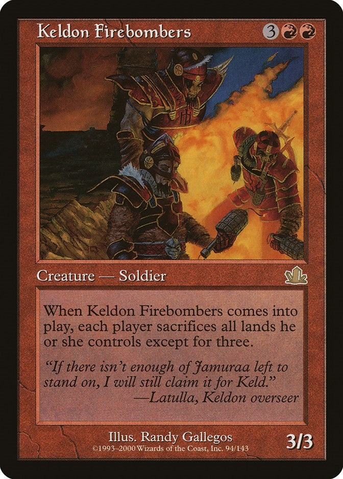 Image for Keldon Firebombers (94) (Prophecy) - Magic: The Gathering