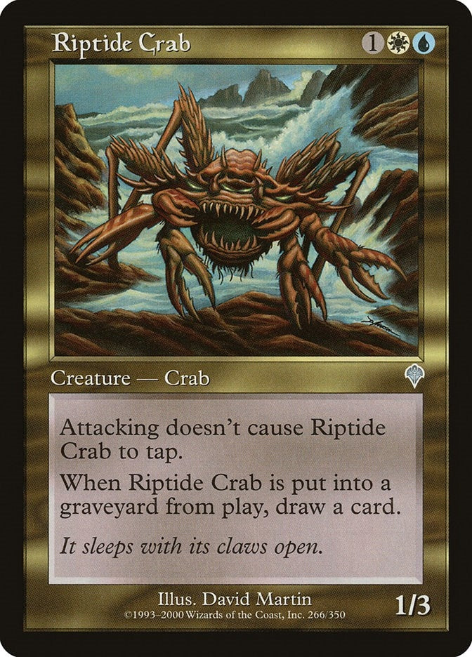 Image for Riptide Crab (266) (Invasion) - Magic: The Gathering